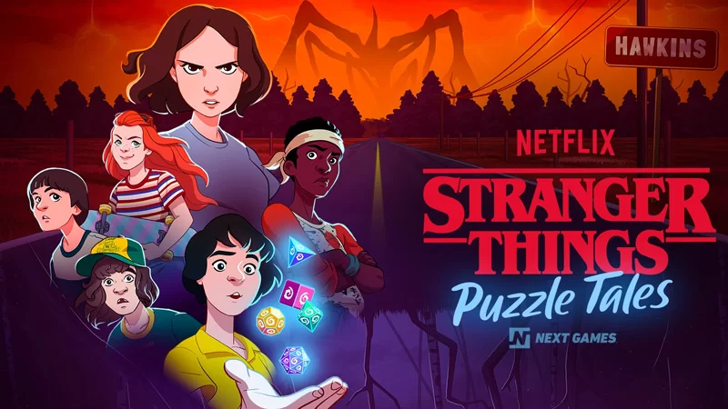 cosas más extrañas rompecabezas cuentos netflix juegos