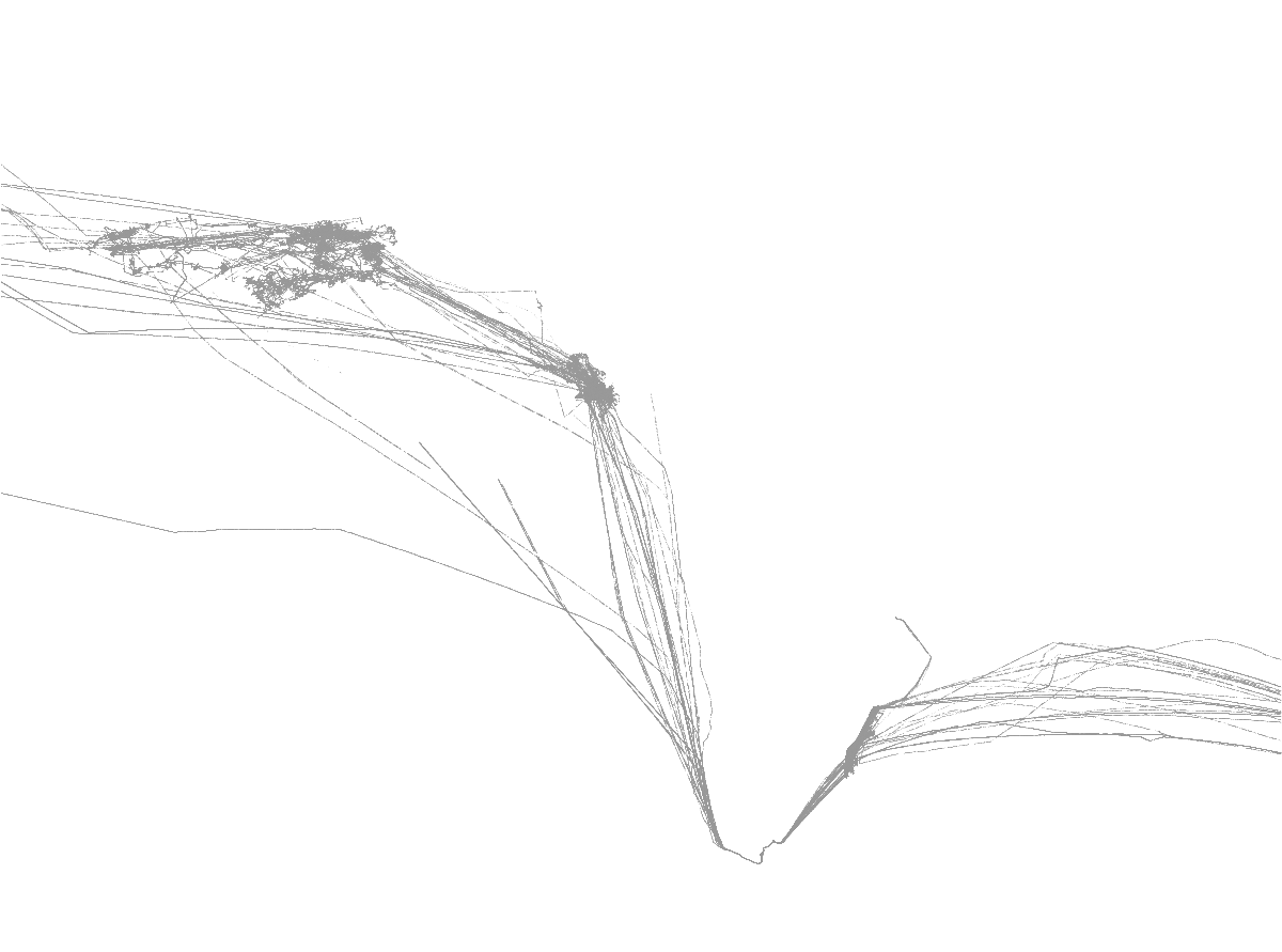 mapa de ubicaciones de barcos en un año