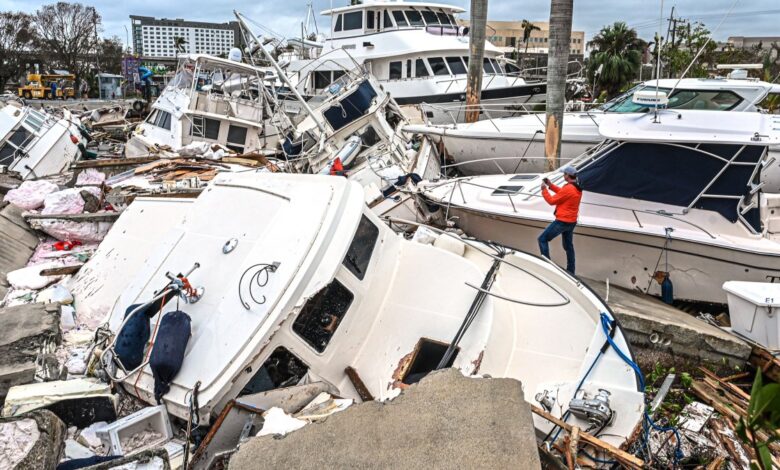 los daños del huracán Ian en su paso por Florida