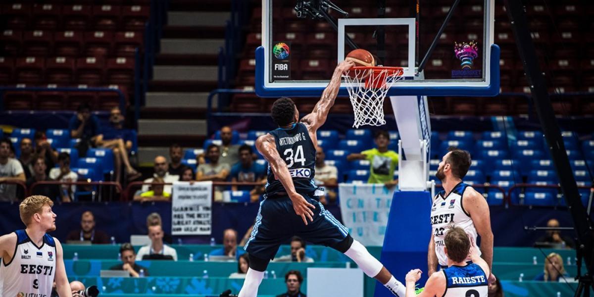 69-90: Otra exhibición de Giannis mantiene invicta a Grecia