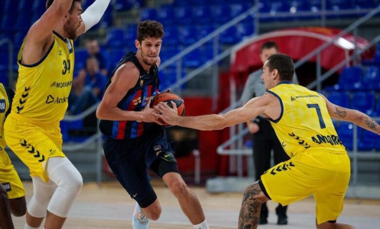 87-80: El Barça vence al MoraBanc Andorra en el Palau a puerta cerrada