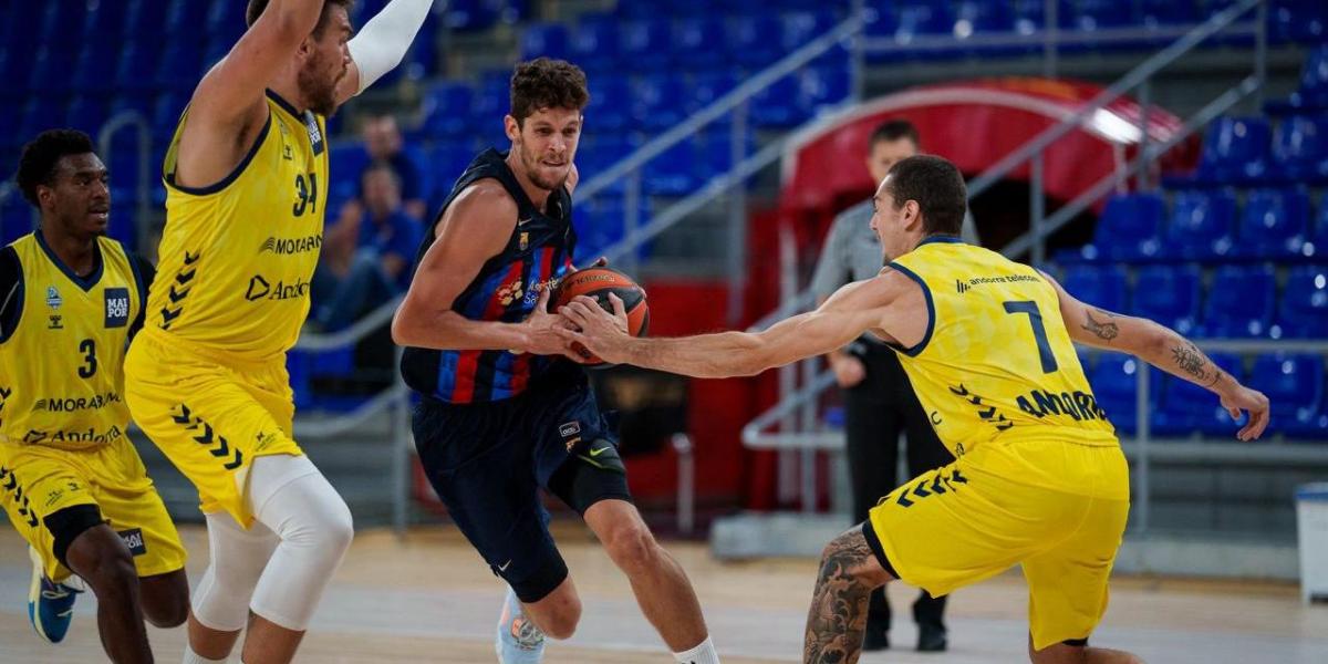 87-80: El Barça vence al MoraBanc Andorra en el Palau a puerta cerrada
