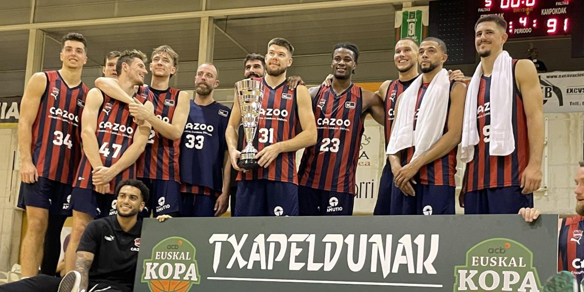 87-91: El Cazoo Baskonia gana la Euskal Kopa ante el Surne Bilbao