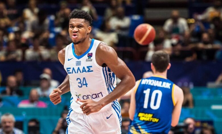 99-79: Los 41 puntos de Antetokounmpo aseguran el primer puesto de Grecia