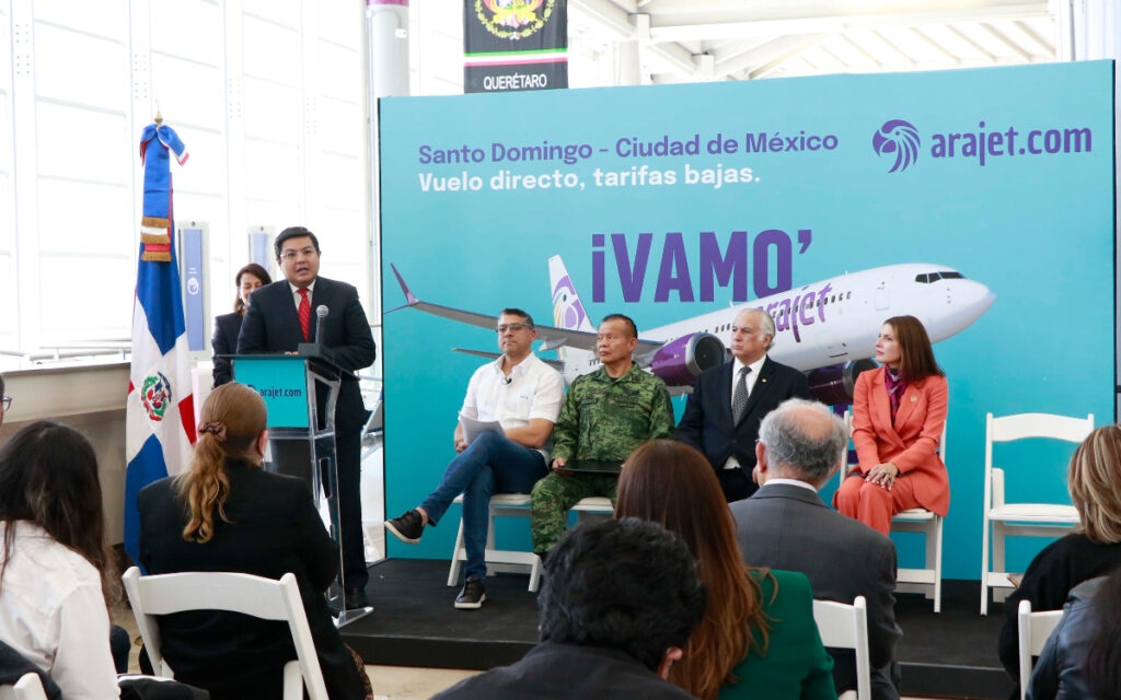 AIFA da la bienvenida al primer vuelo de República Dominicana | Fotos