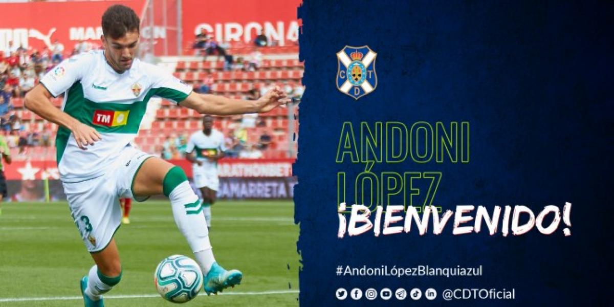 Andoni López, décimo fichaje del Tenerife