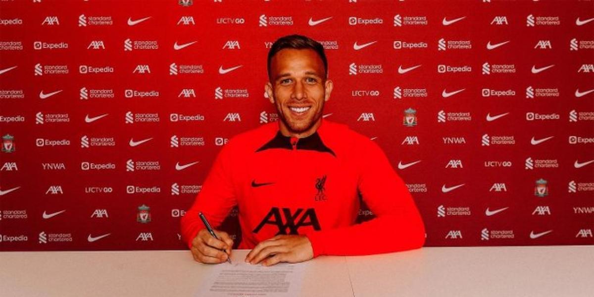 Arthur, en el banquillo contra el Everton