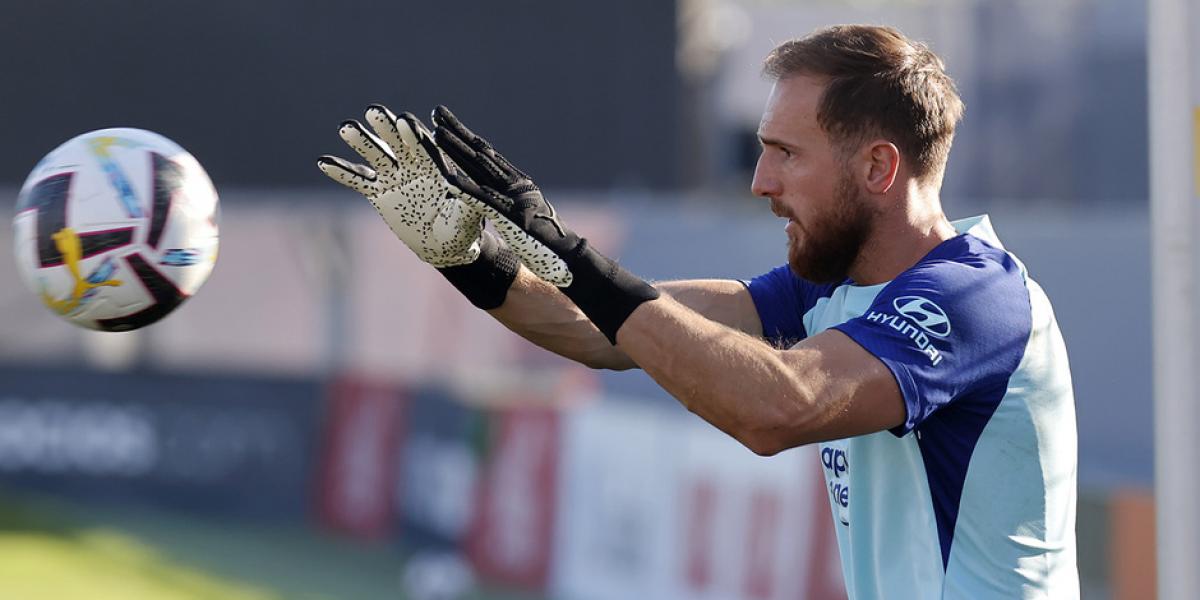 Así fue la prueba de Oblak a dos días del derbi