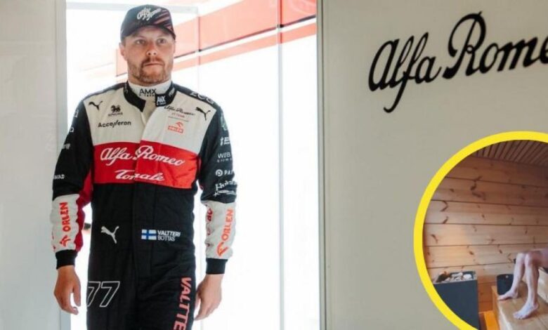 Así prepara Valtteri Bottas el GP de Singapur: totalmente desnudo