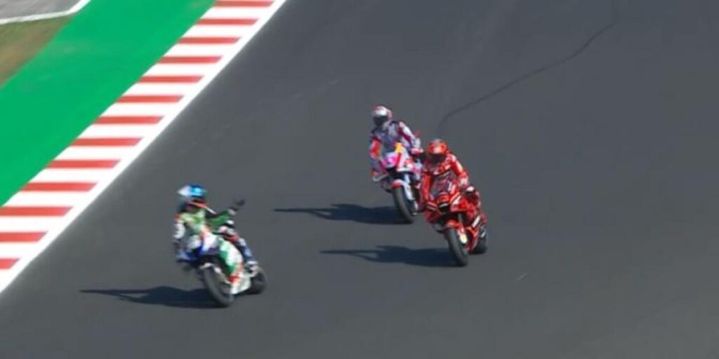 Bagnaia acata su sanción: "Estoy de acuerdo, cometí un error"