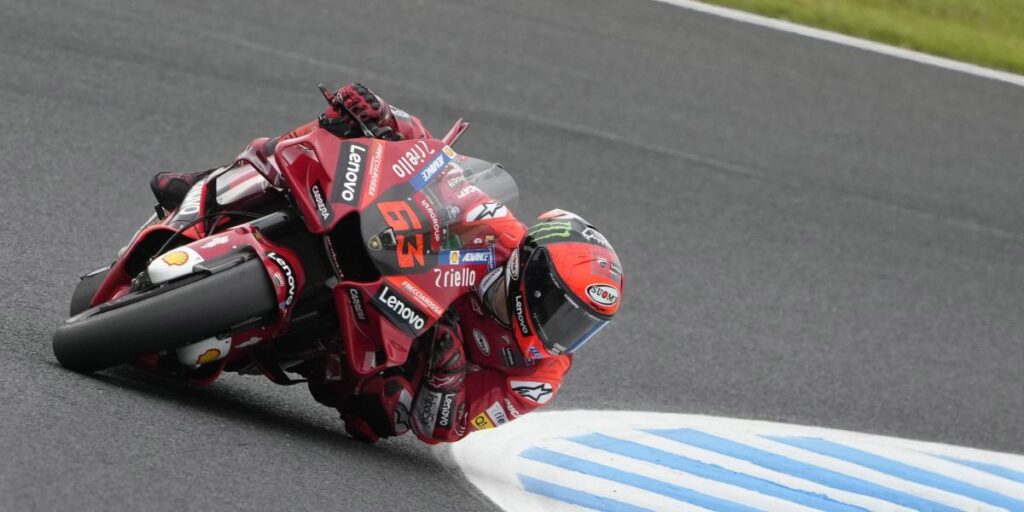 Bagnaia reconoce que: "Hoy la he cagado"