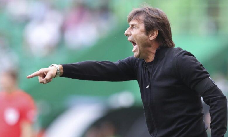 Conte castiga a la plantilla del Tottenham tras la derrota frente al Sporting