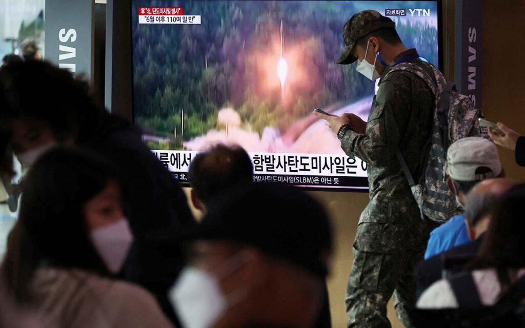 Corea del Norte lanza un nuevo misil balístico