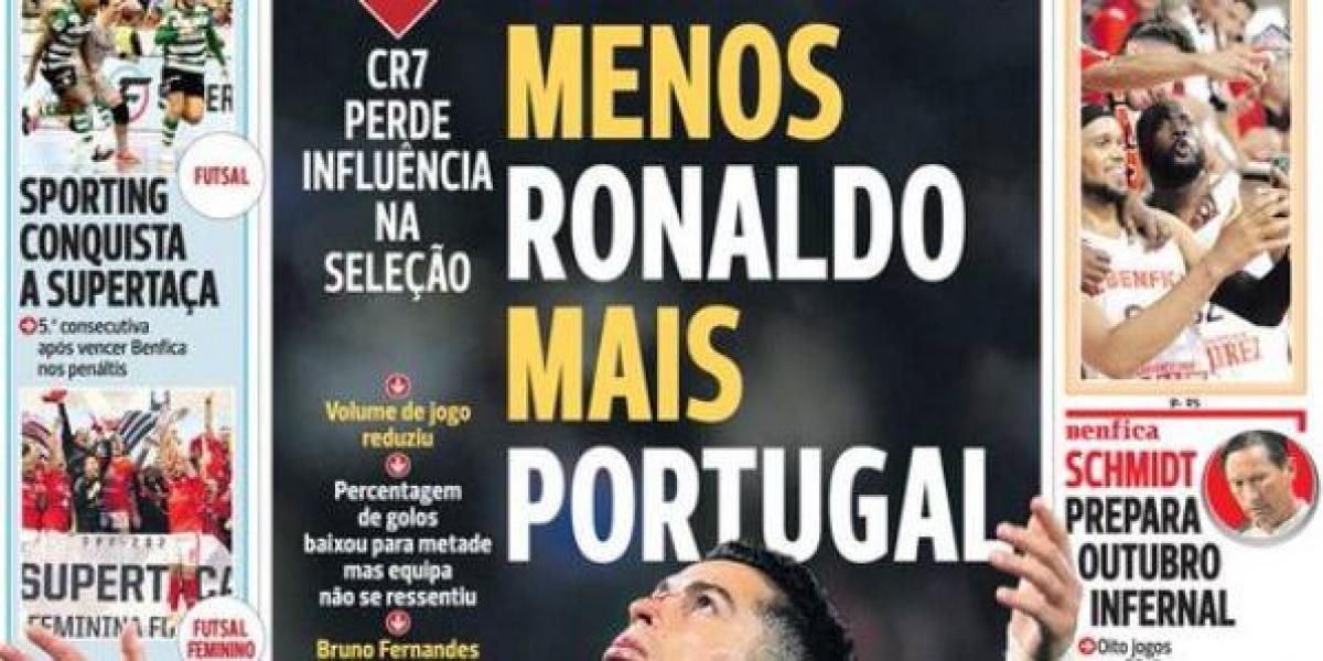 Cristiano también deja de ser intocable en su país