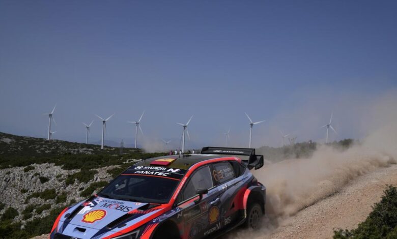 Dani Sordo, 3º antes de la última jornada del Rally Acrópolis