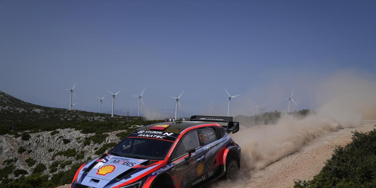 Dani Sordo, 3º antes de la última jornada del Rally Acrópolis