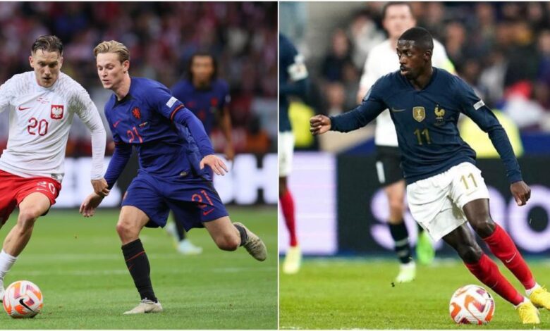 De Jong y Dembélé, sin lesión pero con cautela