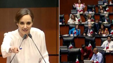 Debate a gritos en el Senado: Lilly Téllez llama ‘súbditos del pejelagarto’ a morenistas; le responden ‘vulgar usurpadora’