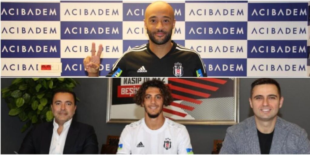 Doble fichaje del Besiktas, que apura las últimas horas del mercado en Turquía