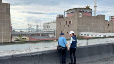 Dos inspectores de la ONU se quedarán en la central nuclear ucrania de Zaporiyia tras certificar que ha sufrido daños