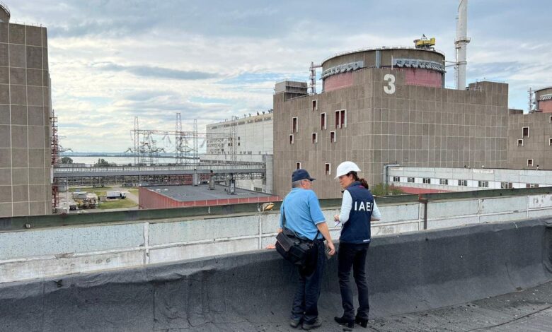 Dos inspectores de la ONU se quedarán en la central nuclear ucrania de Zaporiyia tras certificar que ha sufrido daños