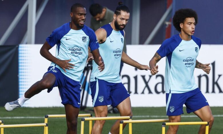 El Atlético empieza a preparar el derbi pendiente de la enfermería