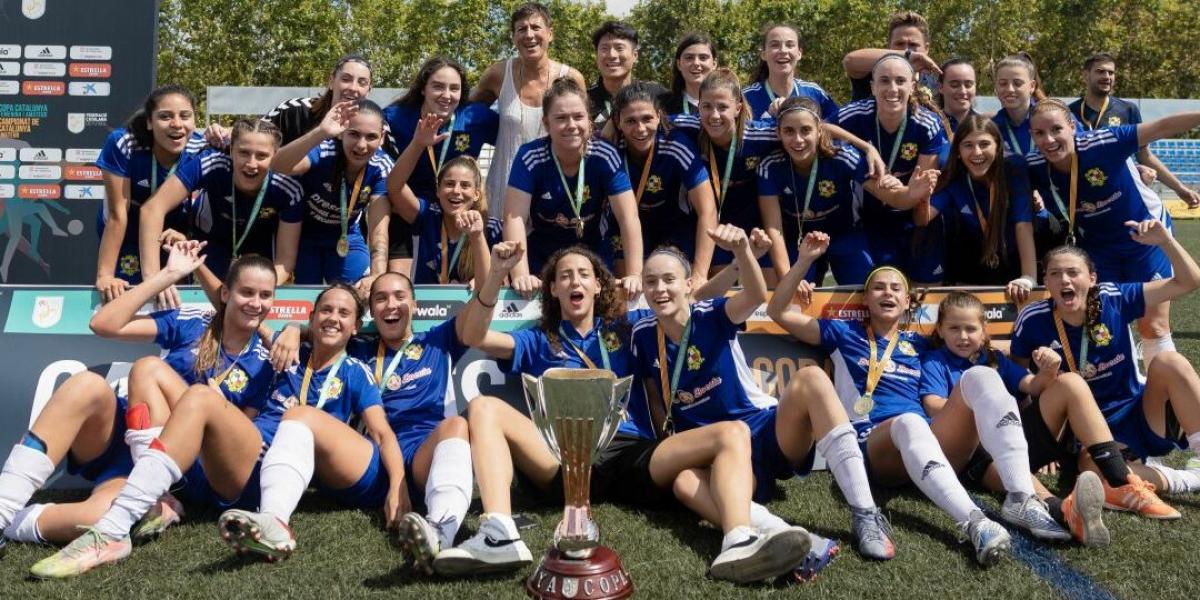 El CE Sant Gabriel, campeón de la Copa Catalunya