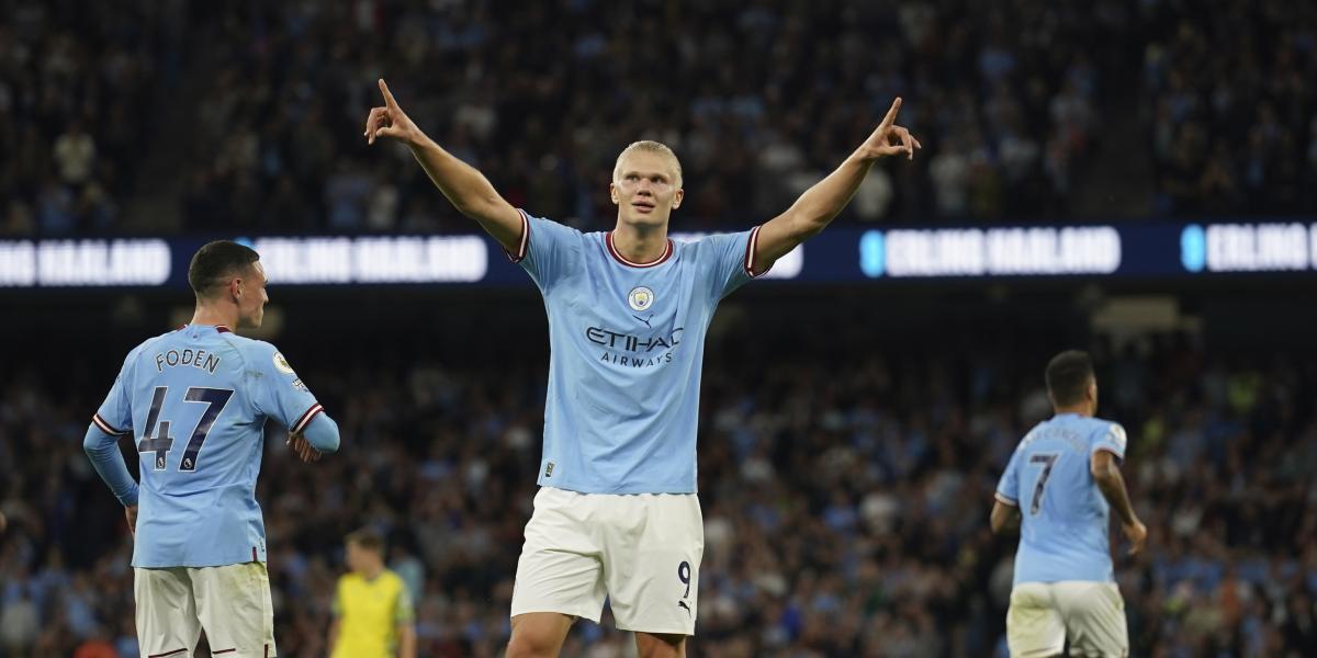El City impacta y Haaland abusa: otro hat-trick fugaz en 26 minutos