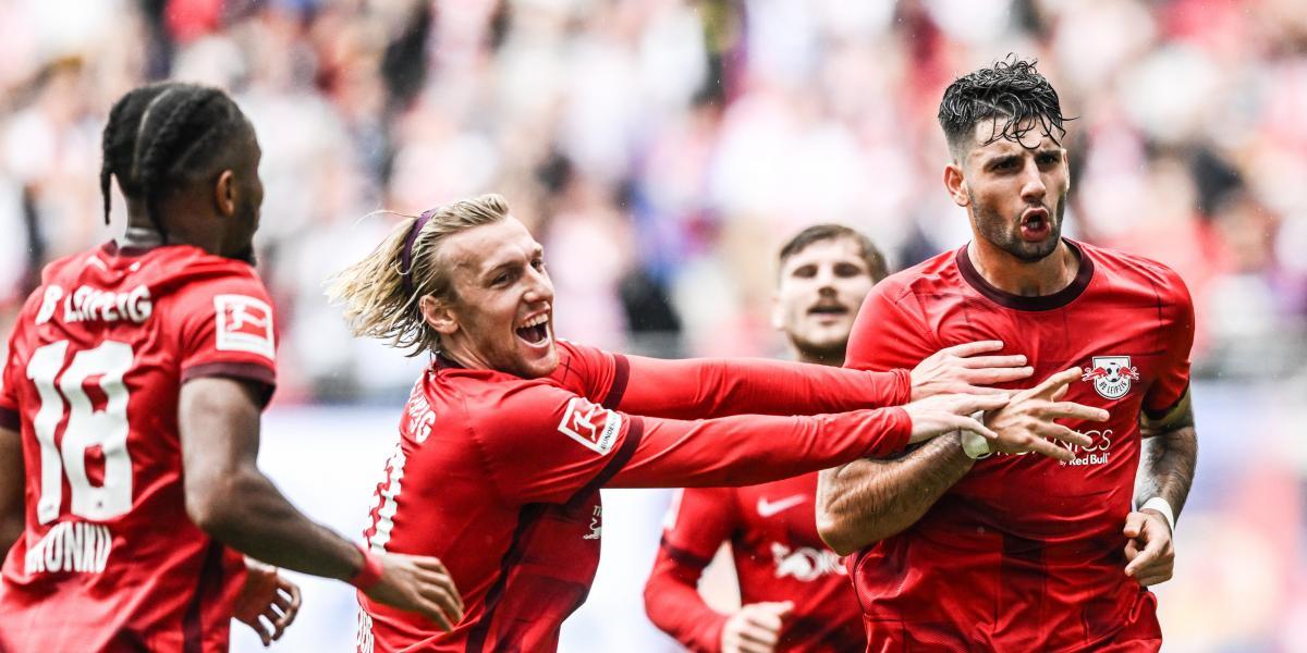 El Leipzig golea al Borussia Dortmund antes del Real Madrid