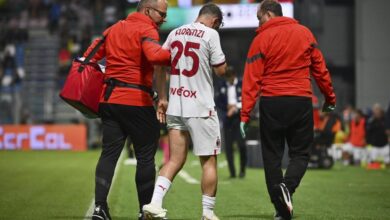 El Milan pierde a Florenzi hasta febrero