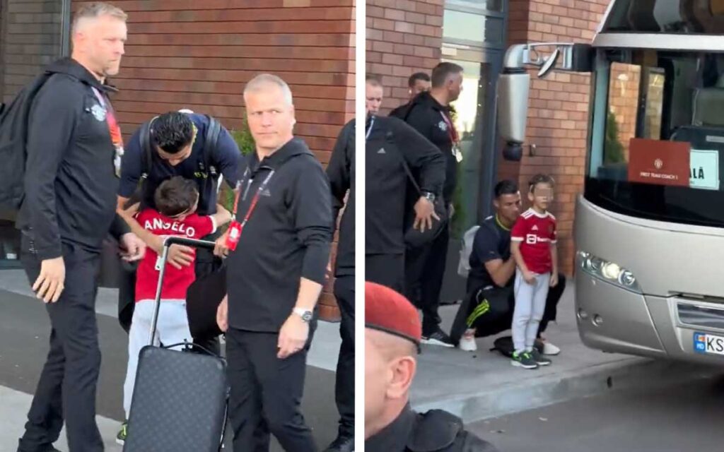 El conmovedor gesto de Cristiano Ronaldo con un niño que burló su seguridad para conocerlo | Video