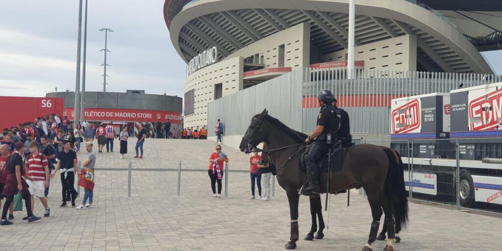 El gran despliegue de seguridad para Atlético-Real Madrid, en números