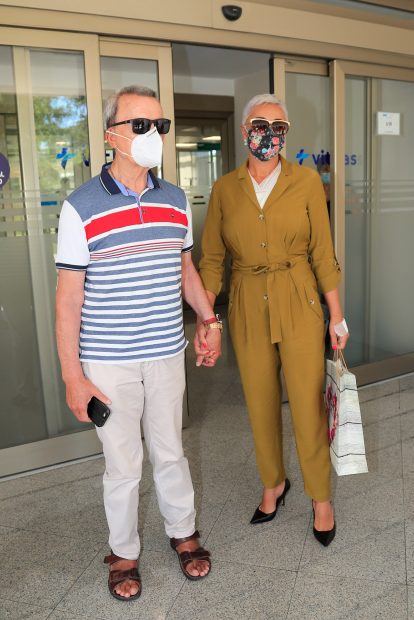 Ana María Aldón y José Ortega Cano de la mano / Gtres