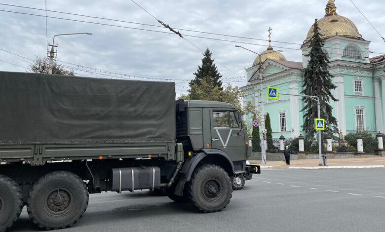 En la ciudad fronteriza rusa de Belgorod, la guerra de Ucrania se siente real