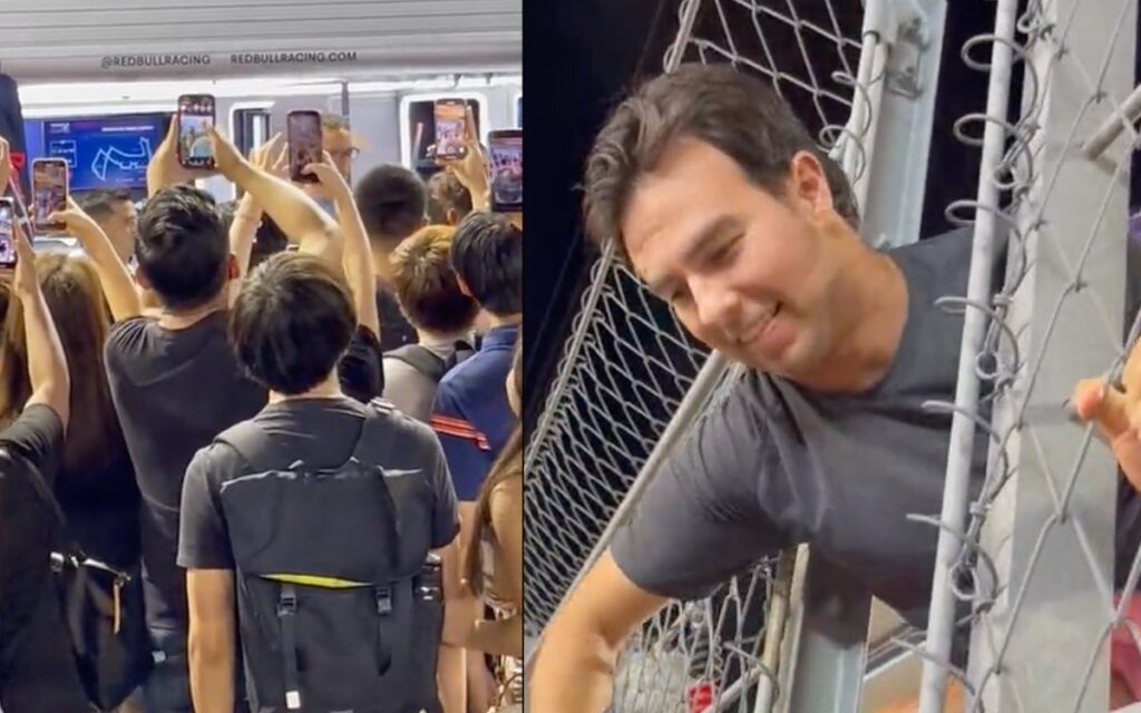 F1: Checo Pérez desata la locura en Singapur | Video