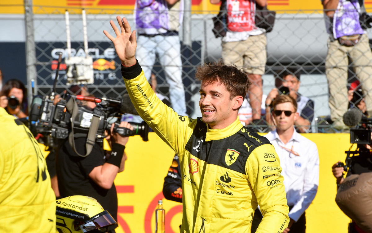 F1: Leclerc se queda con la pole en Monza; Pérez finaliza cuarto, pero largará 13 | Video