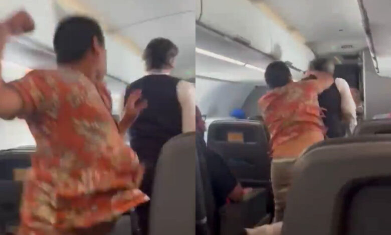 FBI arresta a pasajero por golpear sobrecargo en vuelo de México a EU | video