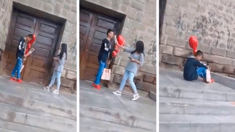 Facebook es testigo de una declaración de amor frustrada