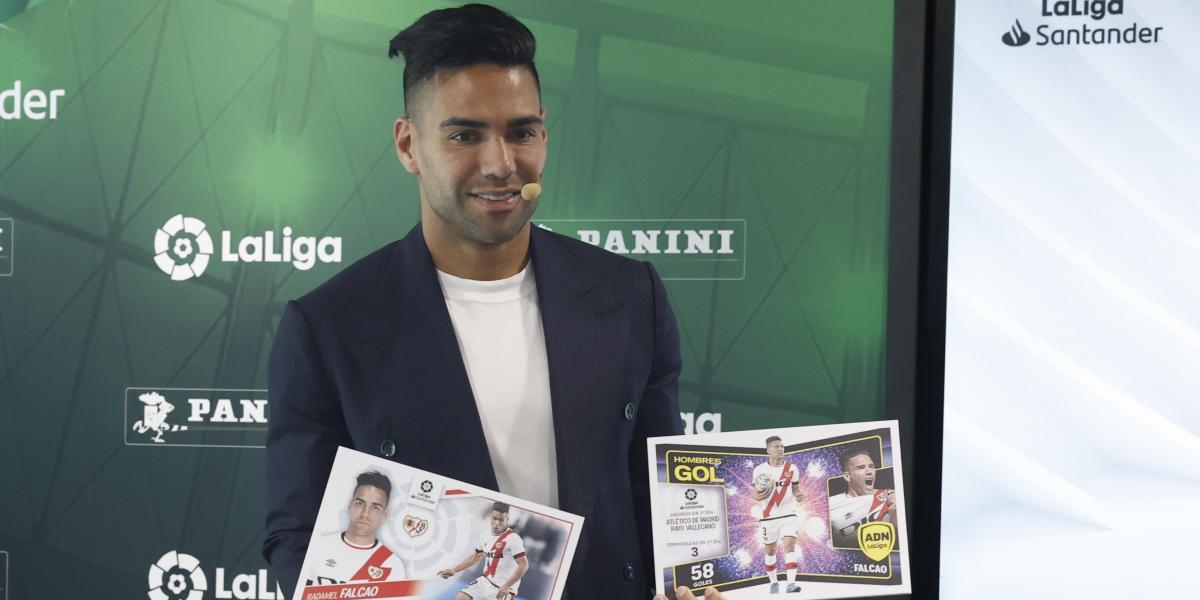 Falcao siempre tiene buenas palabras y deseos para 'su' Atleti