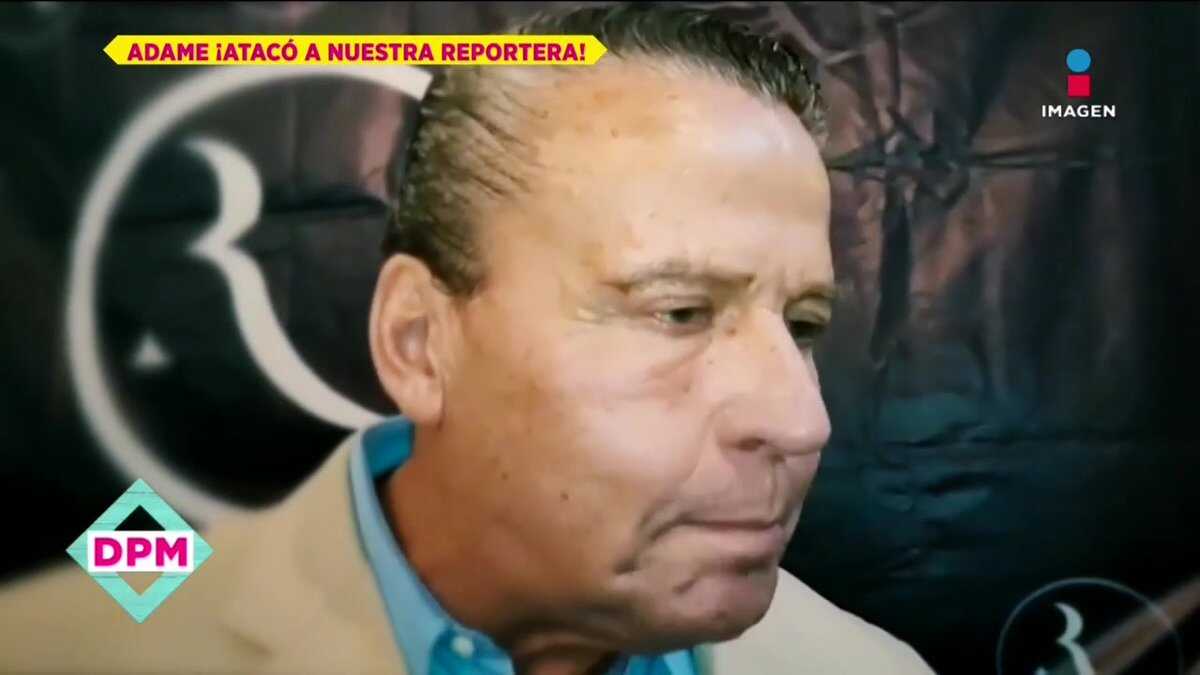 Alfredo Adame agrede a reportera