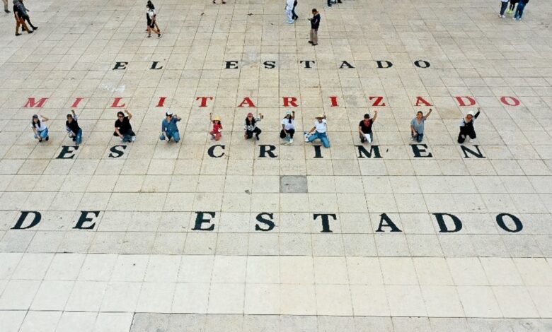 'Fue el Ejército', protestan en la Glorieta de las Mujeres y el Monumento a la Revolución contra militarización | Fotos