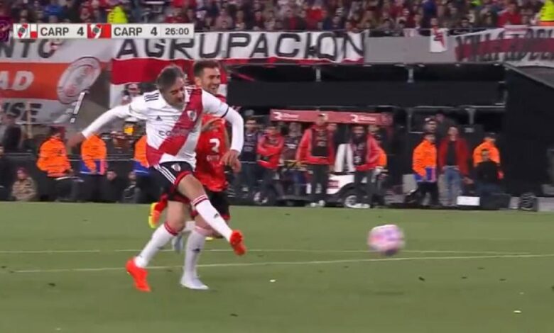 Golazo de Enzo Francescoli ¡con 60 años!