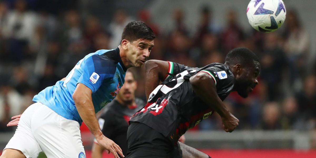 Golpe de autoridad del líder Nápoles ante el campeón Milan