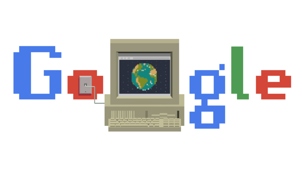 Google celebra los 30 años de Internet en su Doodle