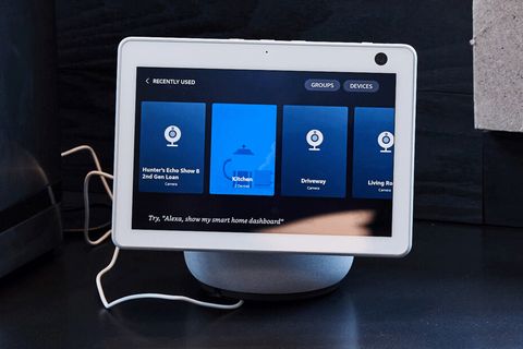pantalla de la aplicación en amazon echo show