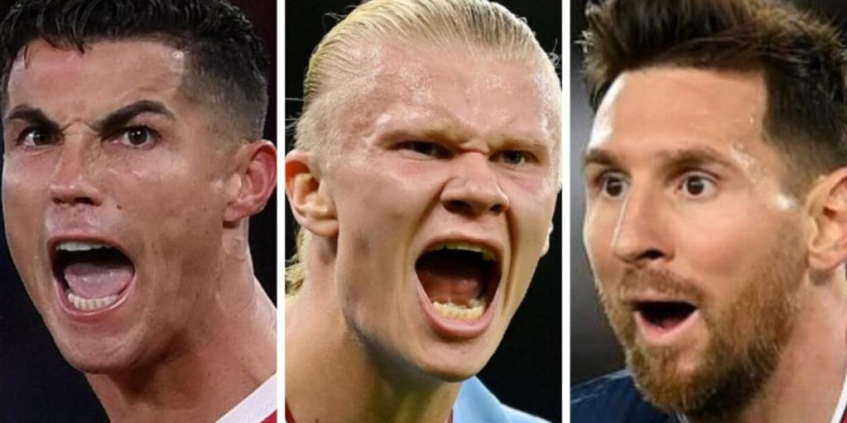 Haaland, mejor a sus 22 años que Messi y Cristiano en su plenitud
