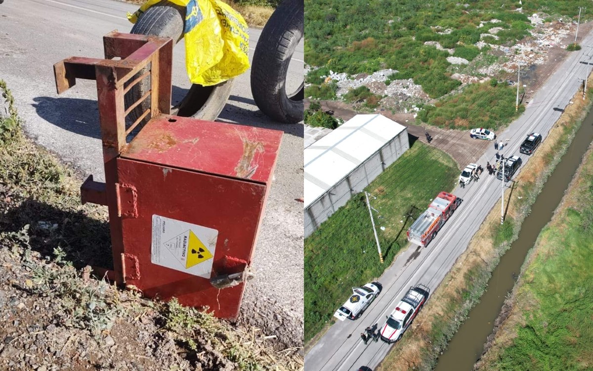 Hallan en Tecámac fuente radioactiva robada
