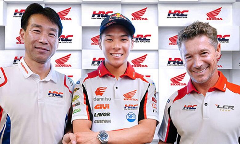Honda confía un año más en Nakagami y renueva por LCR