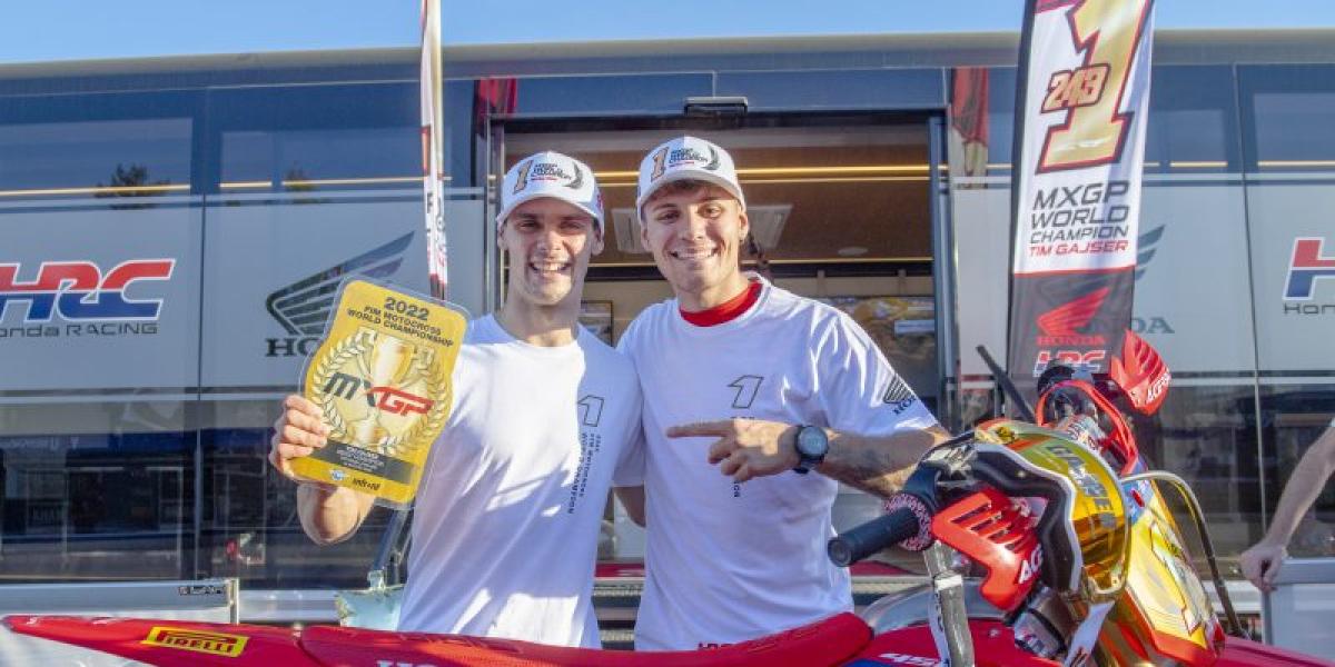 Honda renueva al campeón Gajser y confirma a Rubén Fernández
