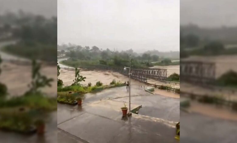 Huracán Fiona destruye puente en Puerto Rico; se esperan 'inundaciones catastróficas' |Video
